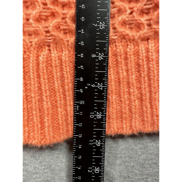 By Anthropologie Bia Mock Neck Tunic Sweater SIZE XL Long Sleeve Orange - Picture 5 of 8